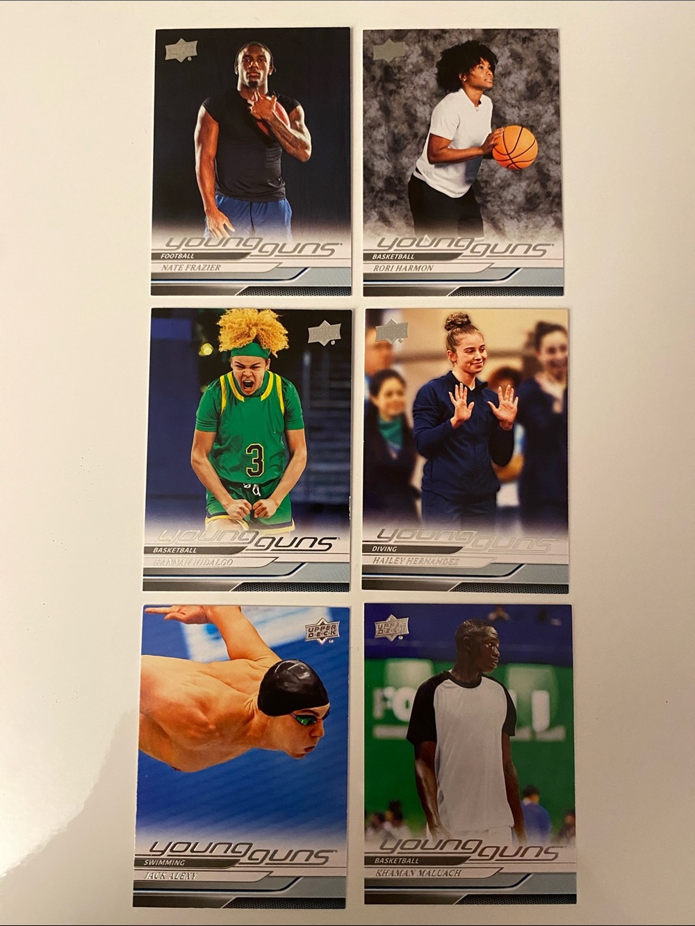 2025 Upper Deck Goodwin Champions Young Guns Lot (6 Cards)
